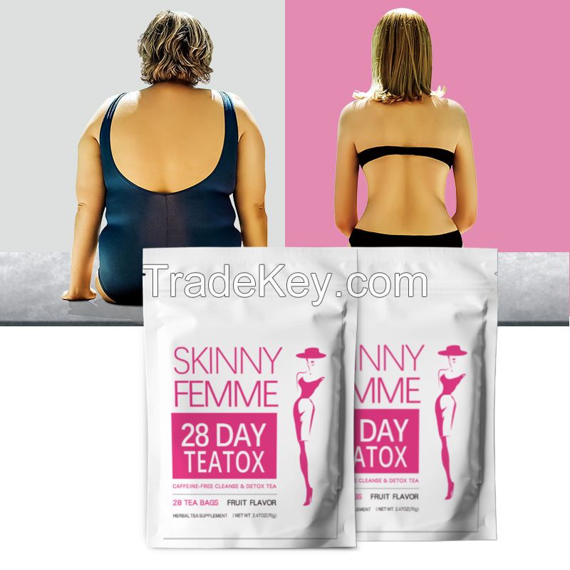 Fast 28 days Teatox Lose Weight tea Natural organic Skinny Belly burn fat Flat Tummy detox organic slimming tea