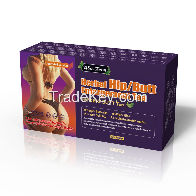 Private brand Bigger Hip Up tea Fully Effective Enhancement Sexy Firming Buttock supplements hip and big butt tea