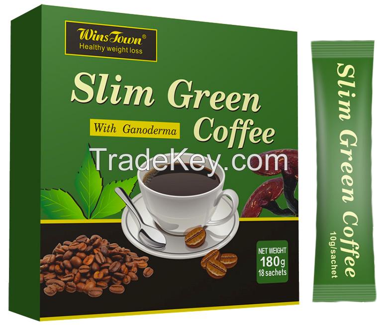 Private Label Slim diet green coffee natural Instant coffee Meal Replacement Flavored Green Coffee Powder