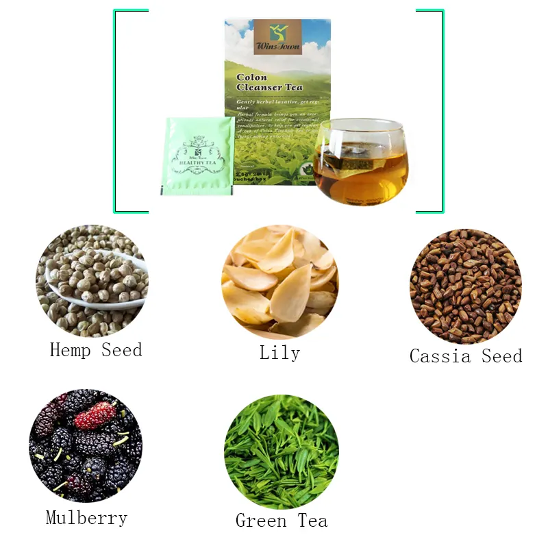Custom Colon Cleaning tea organic Natural Herbs detox beauty Colon Cleanser tea for slimming