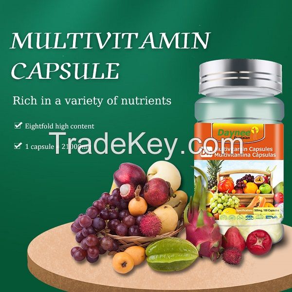 Winstown OEM Vegan Multivitamin Mulmineral Supplement Vitamin Softgels Capsules Natural Food Supplement