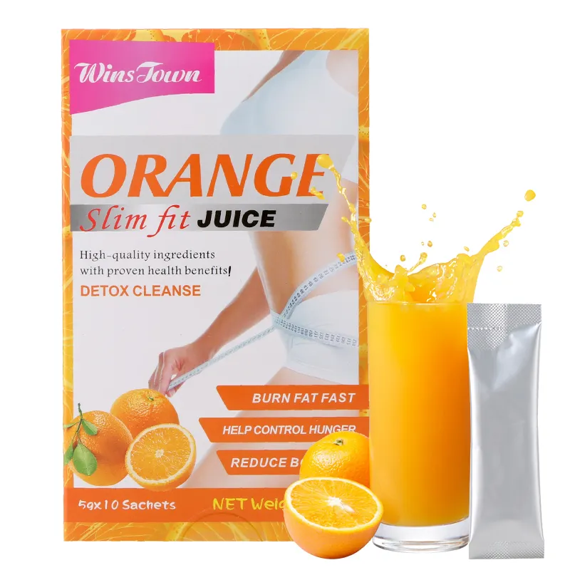 Hot sale Pineapple juice fit detox weight loss instant juice pouch powder winstown flat tummy fruit Juice diet Drink