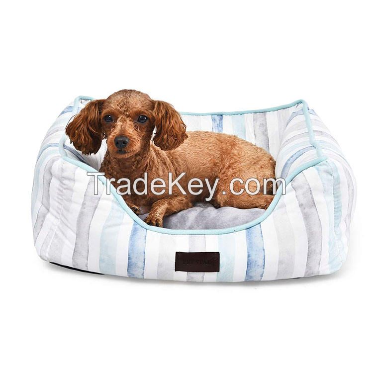 New Type Various Styles And Models Washable Big Dog Blue Beds