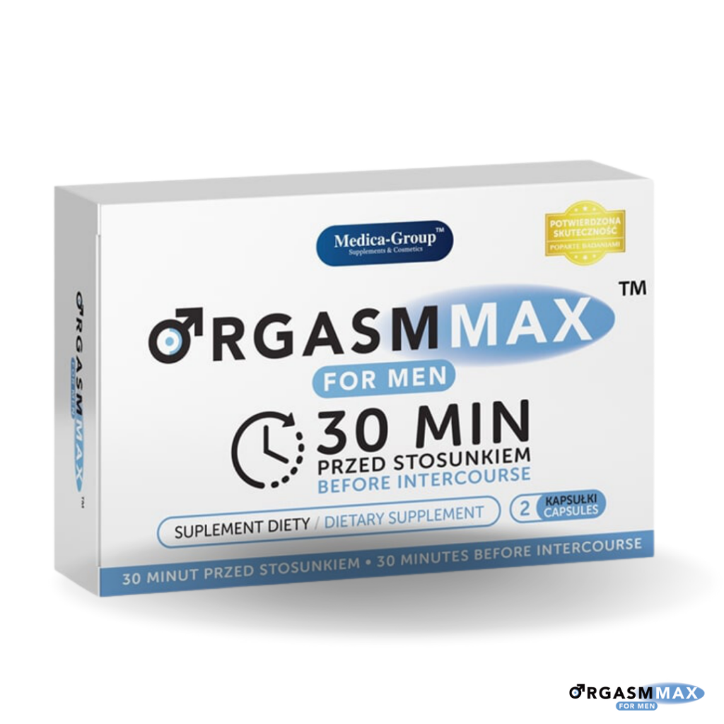Orgasm Max for Men Capsules - for a quick, strong, long erection
