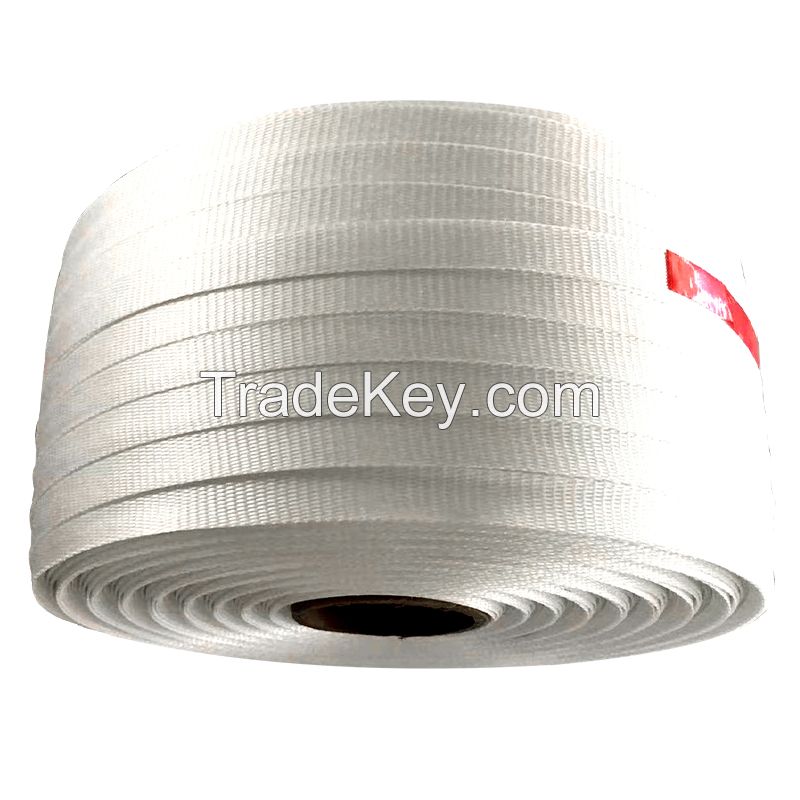 Braided packing tape(Flexible Strapping, Woven Strapping) Strapping and baling machine