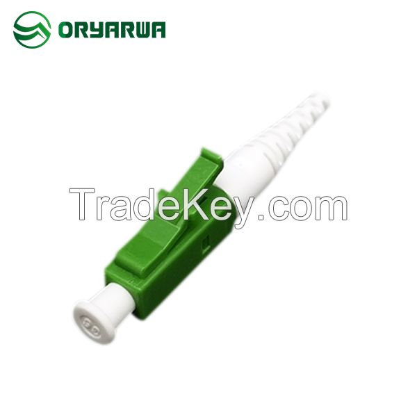 0.9mm PC Simplex LC APC Fiber Connector 16.7mm Boot Multimode