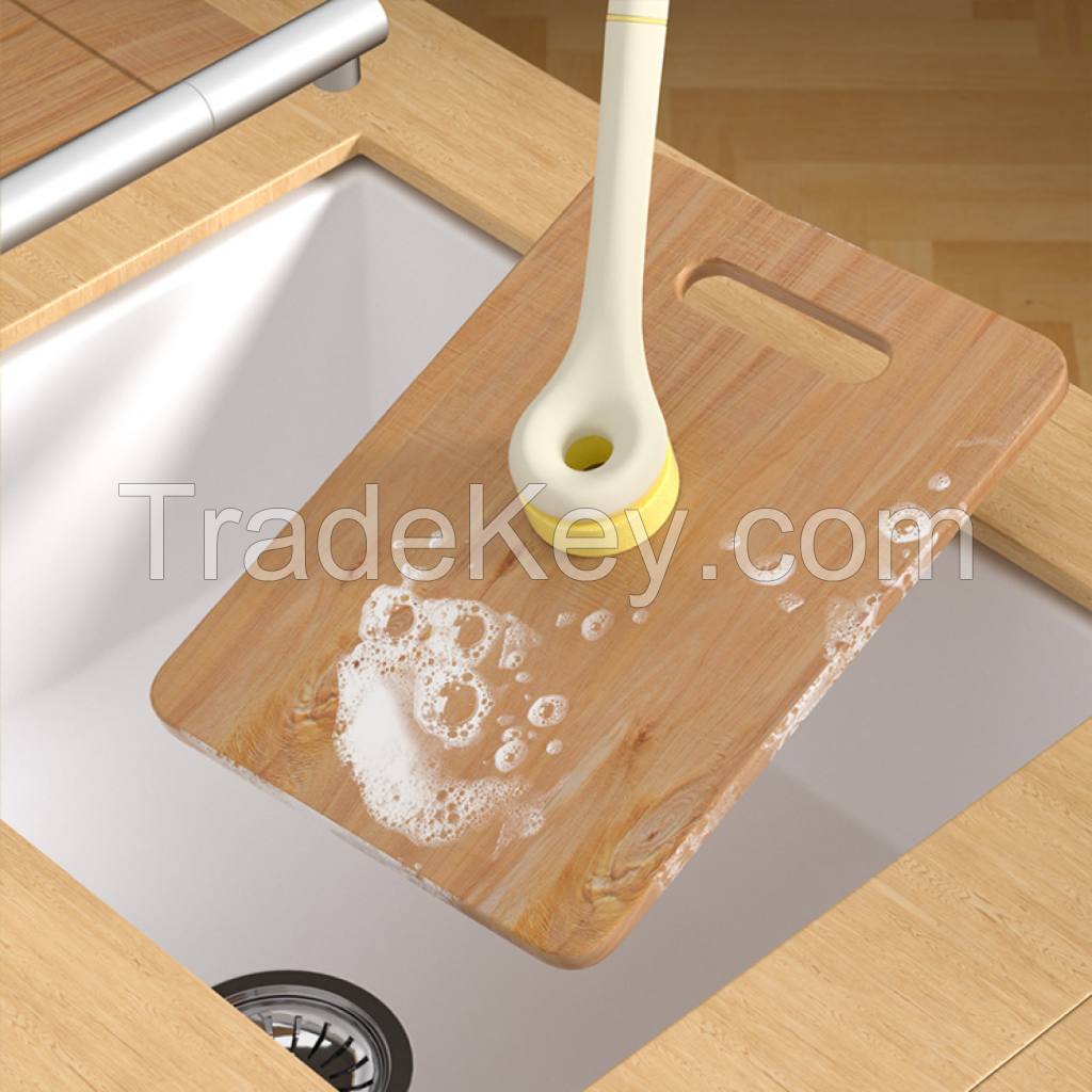 Wood Pulp Sponge Cleaning Brush Kitchen Gadgets