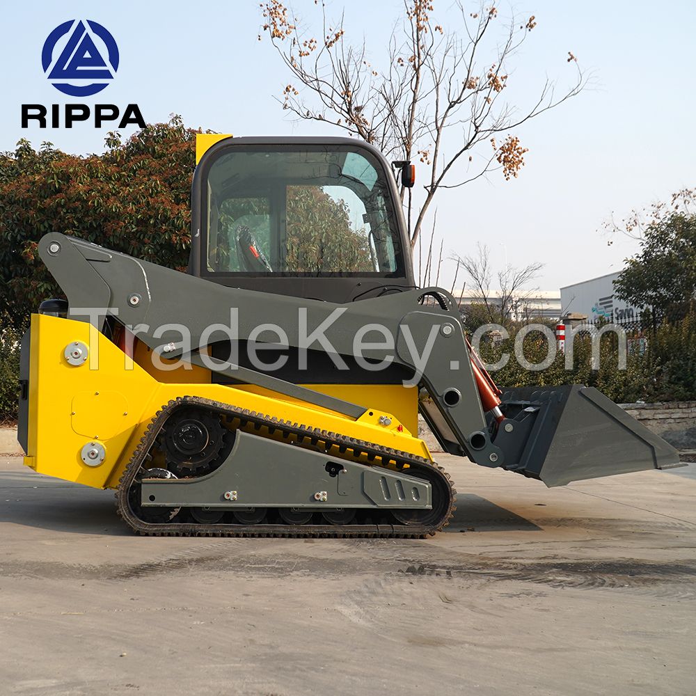 Mini Crawler Sliding Loaders Front End Loader CE Approved Mini Skid Steer Loader