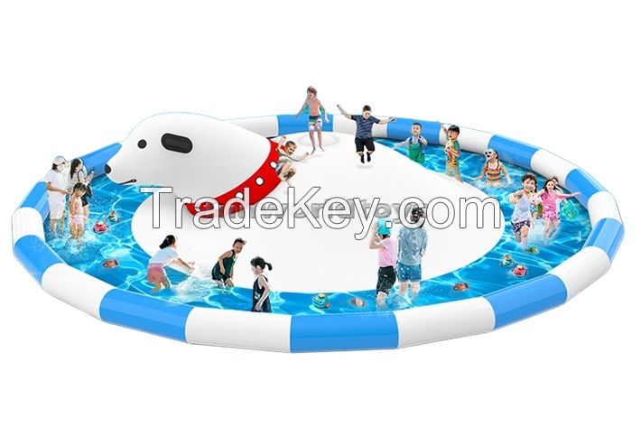 Polar Bear Inflatable Water Jumping Cloud FWF165