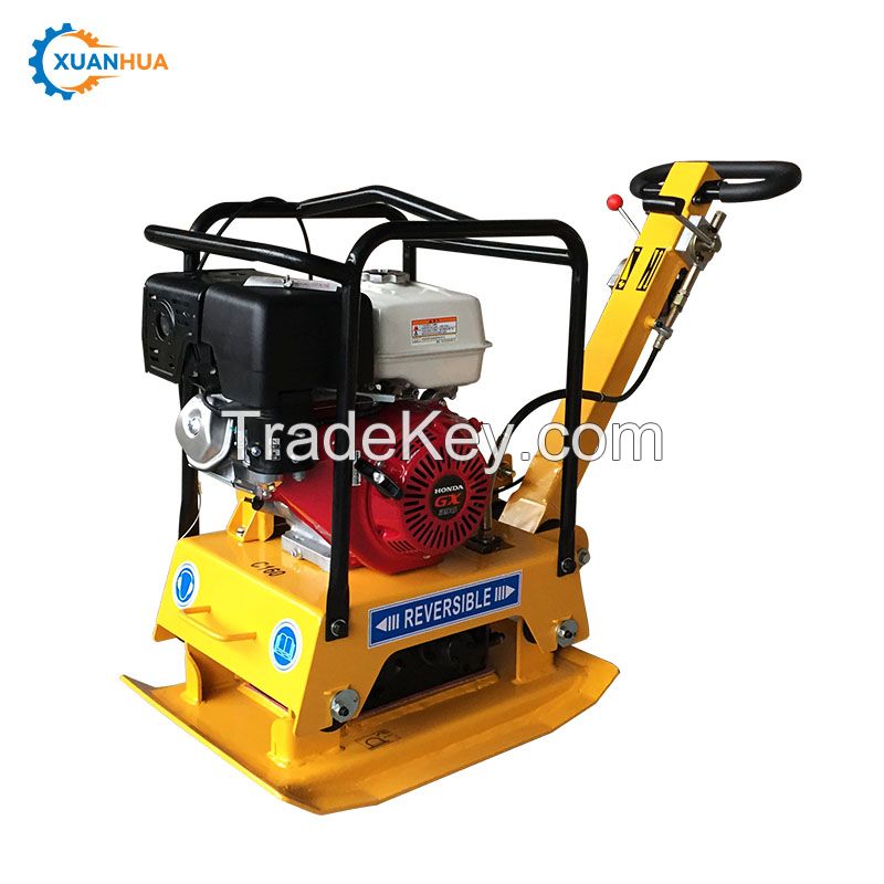 Factory new arrival direct sales gasoline petrol floor earth plate compactor machine made in china