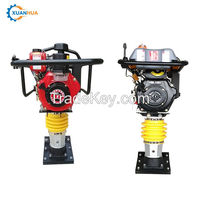 electric earth tamper machine soil compactor tampering rammer machine with 24 hours online after-sale service