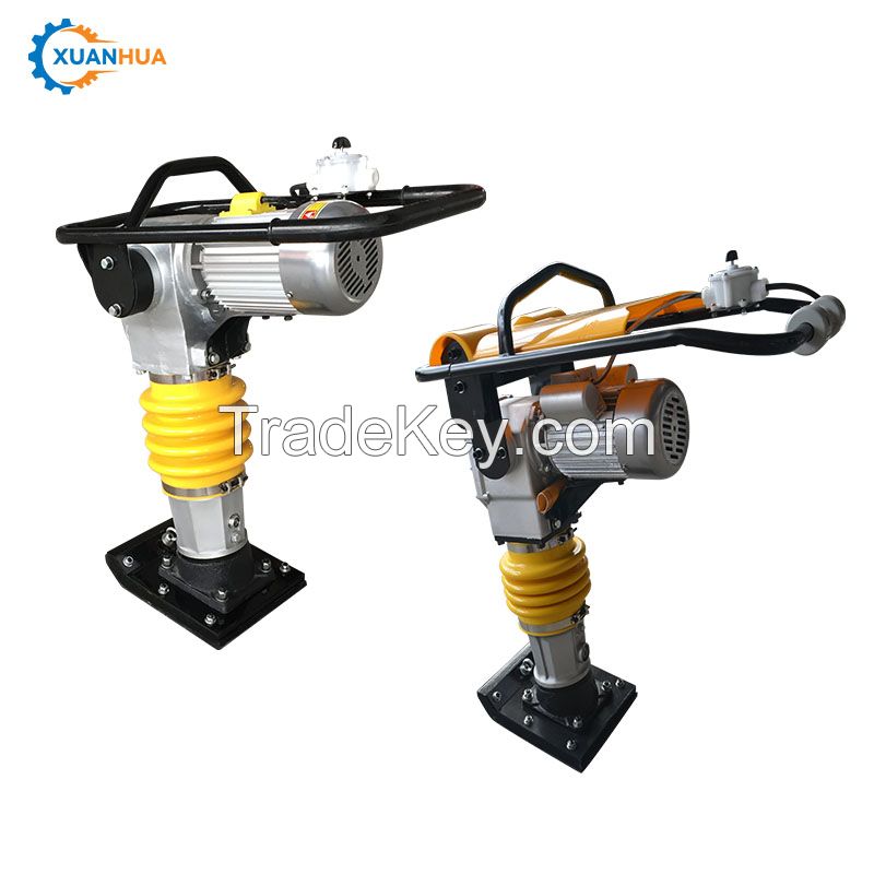 electric earth tamper machine soil compactor tampering rammer machine with 24 hours online after-sale service