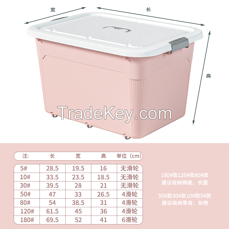 Plastic Storage Boxes Clothes Toys Sundry Storage Boxes