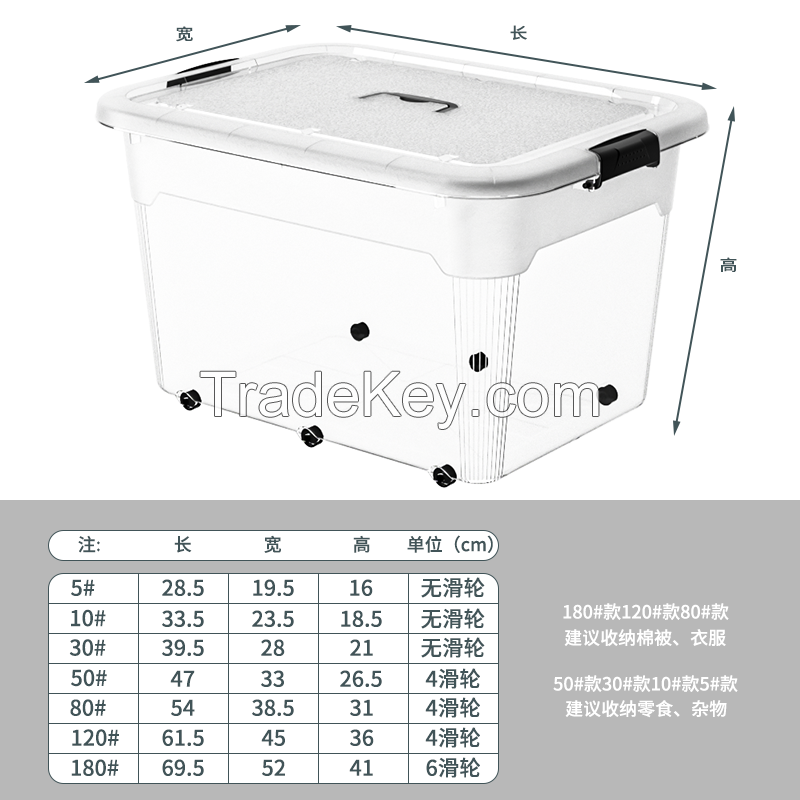 Plastic Storage Boxes Clothes Toys Sundry Storage Boxes