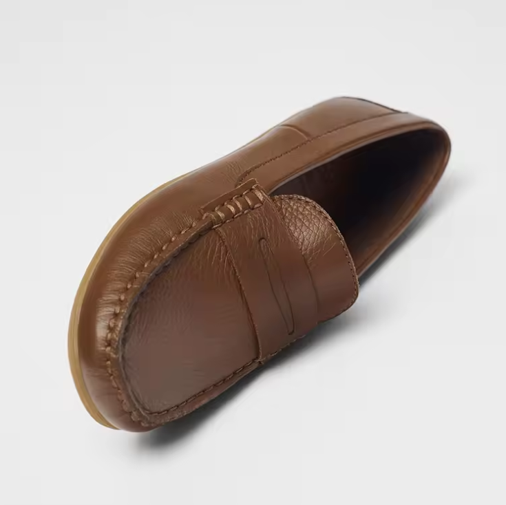 Custom Made Slip On Designer Brown Synthetic Leather Kids ChildrenÃƒï¿½Ã‚Â¢ÃƒÂ¯Ã‚Â¿Ã‚Â½ÃƒÂ¯Ã‚Â¿Ã‚Â&fra