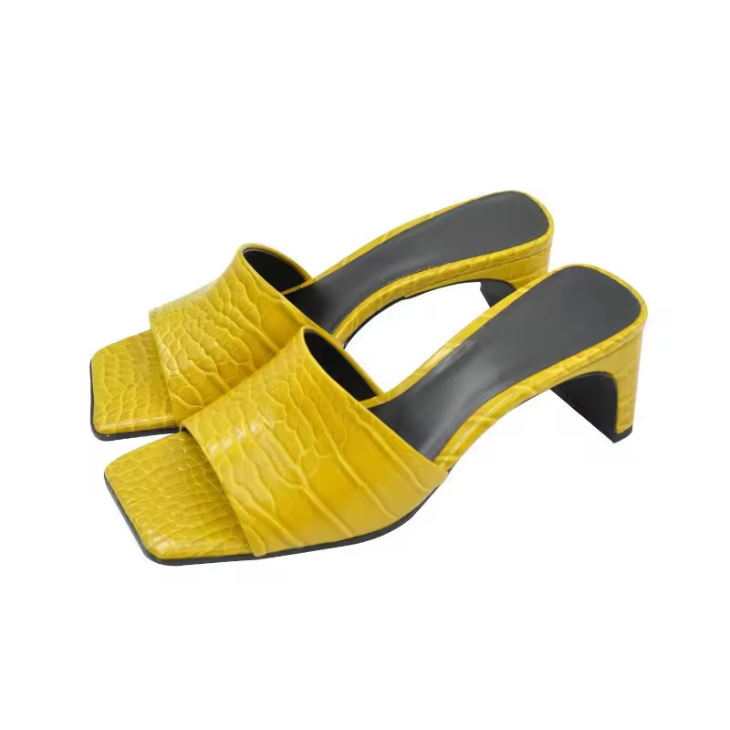 Square Toe Special Occasion Casual Party Evening WomenÃ¢ï¿½ï¿½s Block Heel Mule