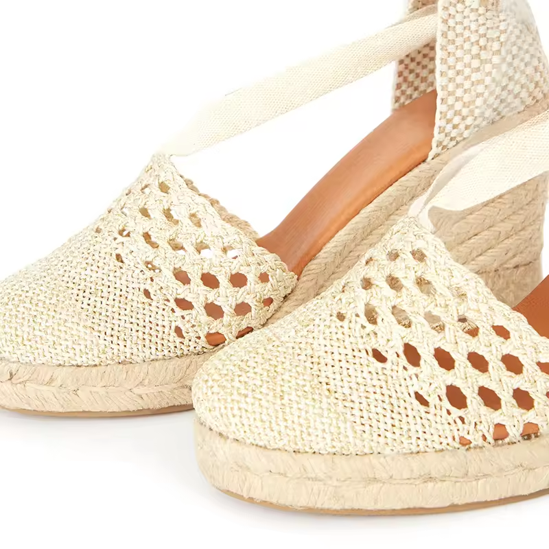 Latest Rope Summer Espadrille High Platform Wedge Sandals For Women