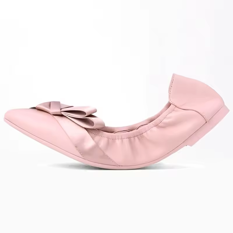 Stain Round Toe Casual For After Party Foldable Rollasole Shoes Women Ballet Flats