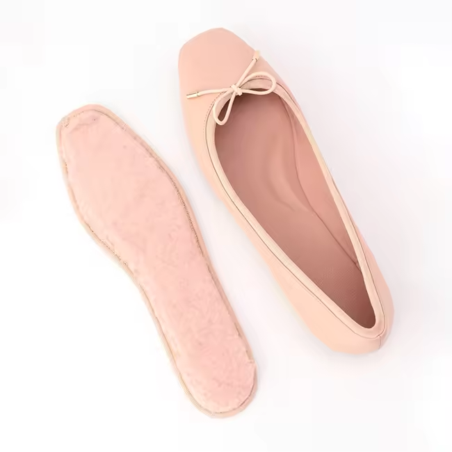 Ballerina WomenÃ¢ï¿½ï¿½s Shoes Moveable Insole Ballerina Leather Shoes Flat Shoes