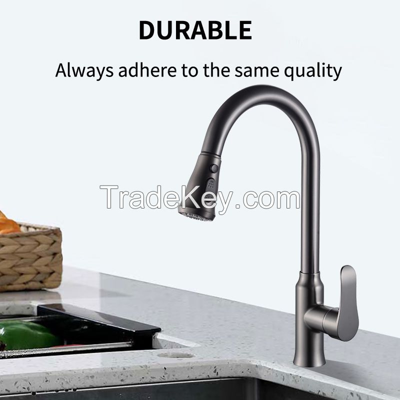 Kitchen Faucet360Â°swivel hot and cold wash basin sink faucet
