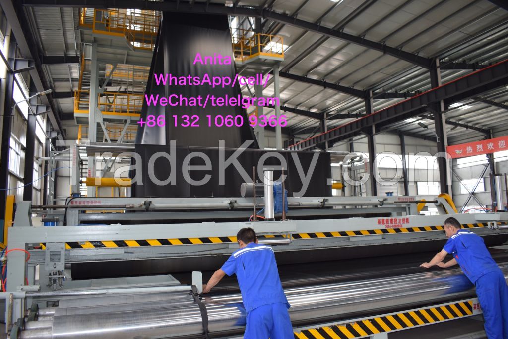 Popular 3 layer 8 meter geomembrane extruder machine