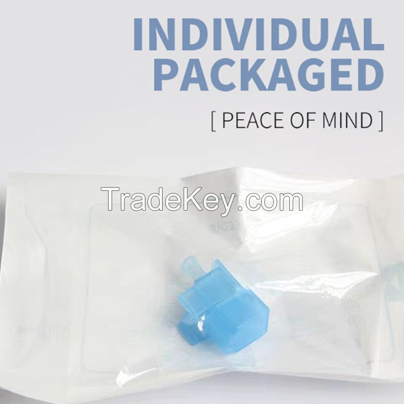 Individually packaged Merited Policy 9 needles without leakage