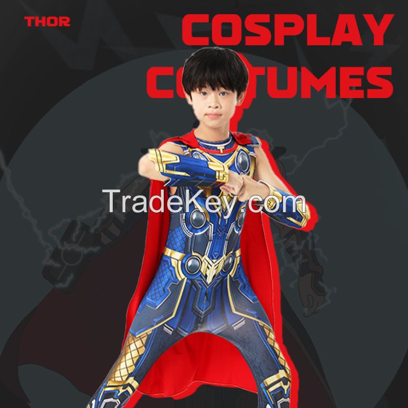 Thor Costume costume Avengers 2022 new Halloween cosplay children's tights