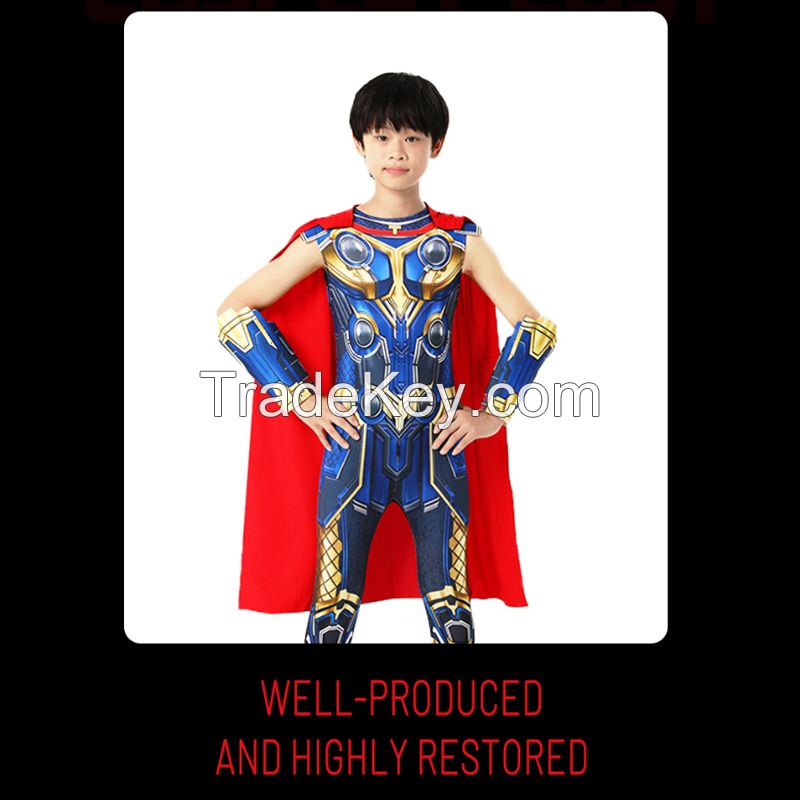 Thor Costume costume Avengers 2022 new Halloween cosplay children's tights