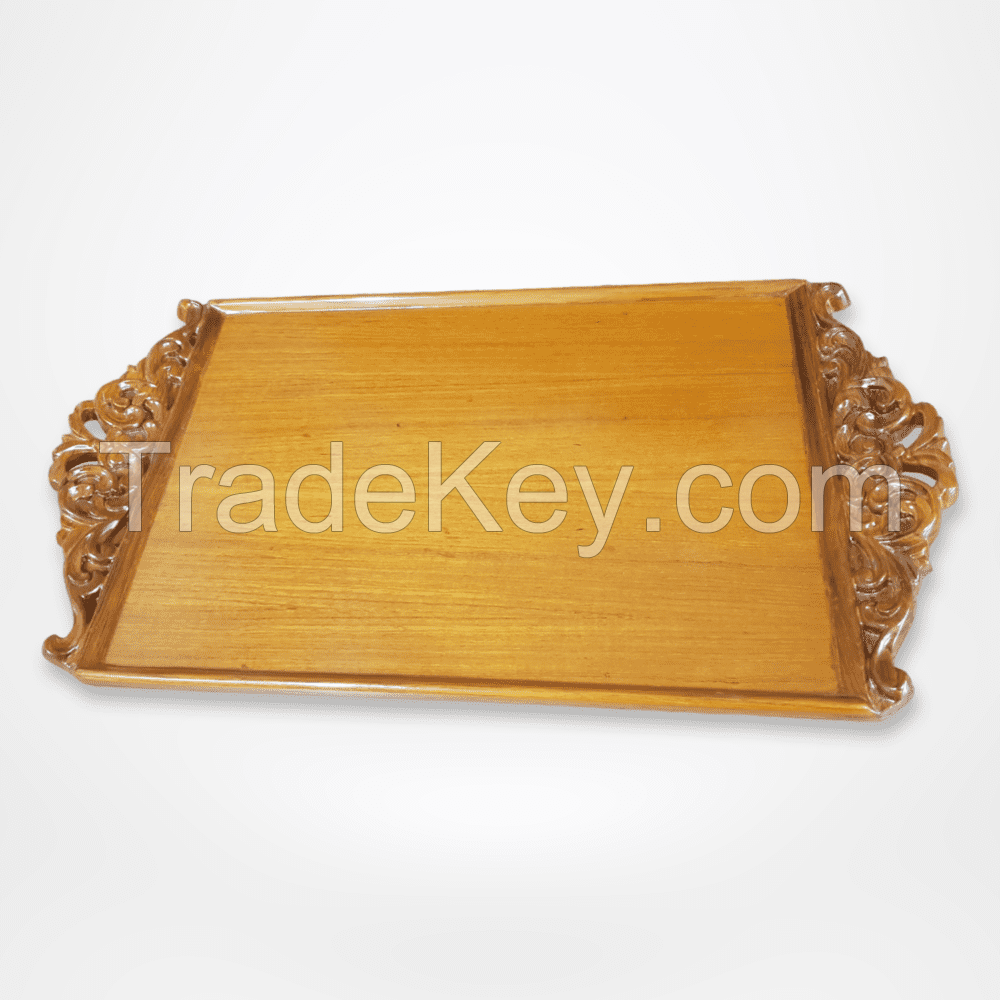 Carved Wooden Trays