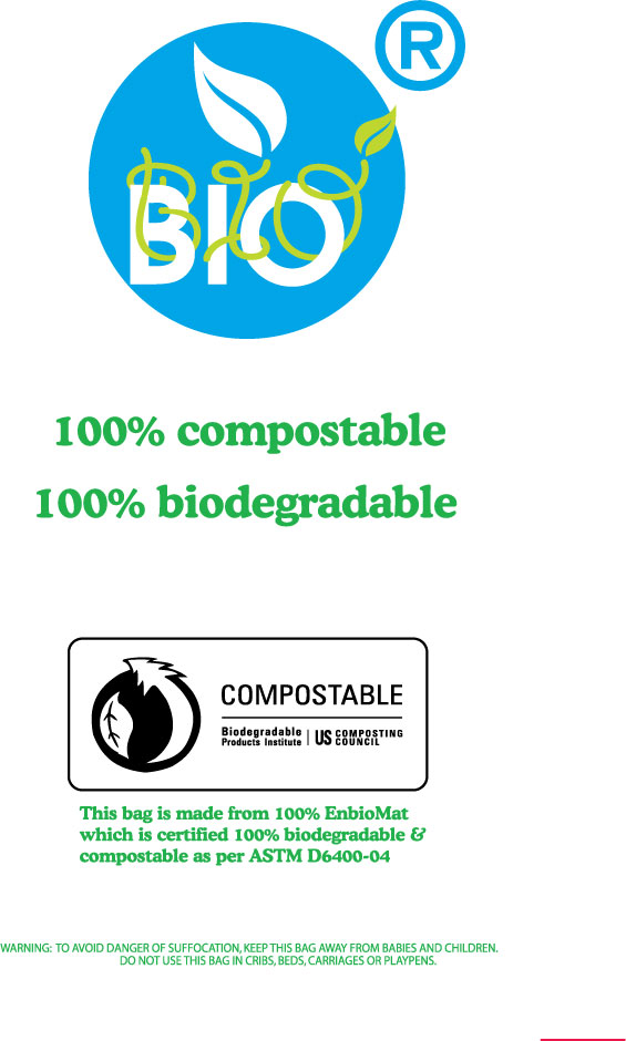 Biodegradable Compostable  Bags