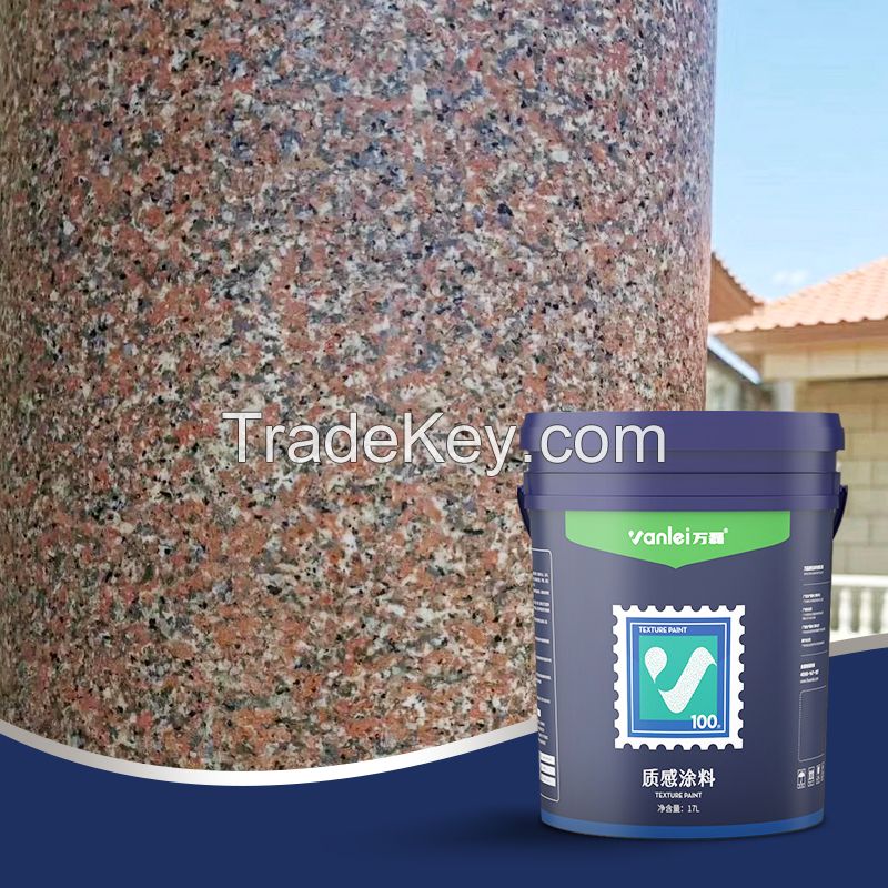 Wanlei Stone Paint Excellent Weather Resistance home Texture Wall Paint