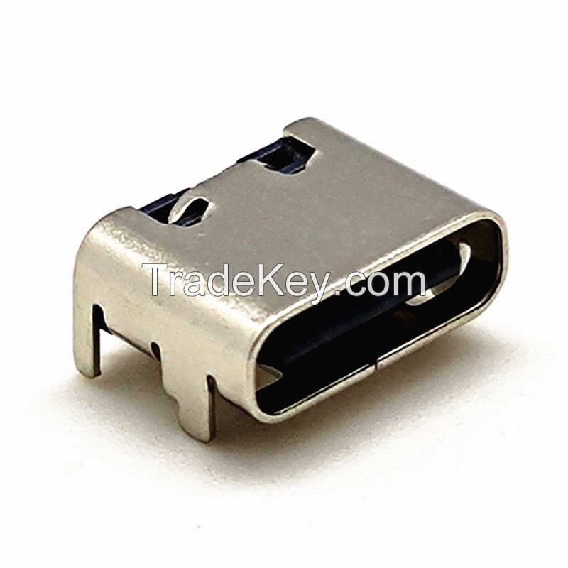 USB TYPE C 16PIN horizontal C7025 LCP black