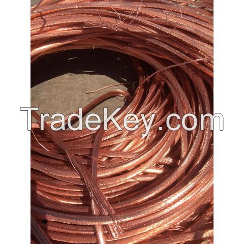 Copper Wire Scrap / 99.95%copper Scrap / Mill Berry Copper 99.99% Wire Scraps--/