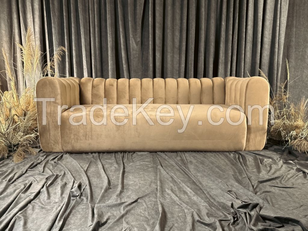 3 Sitter Mustard Sofa