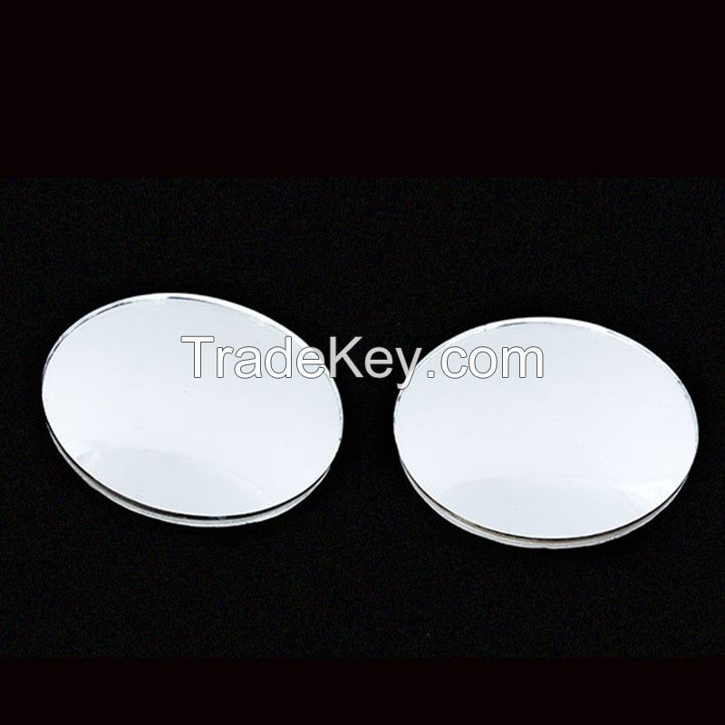 Blind Spot Mirror Glass Convex Lens Frameless Adjustable Blind Spot Mirror for All Universal Vehicles Car Stick