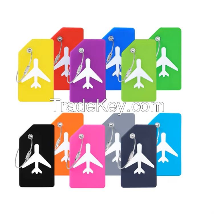 PVC Luggage Tag Aircraft Flexible Glue Boarding Pass Information Identification Luggage Listing