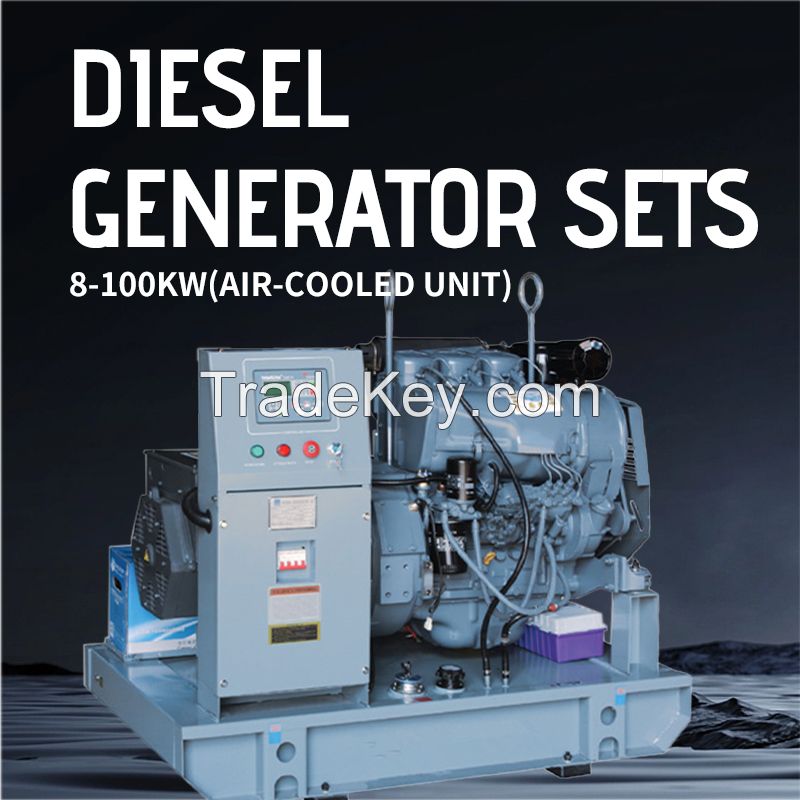 Diesel Generator Set (open) 8-100kw(air-cooled Unit)