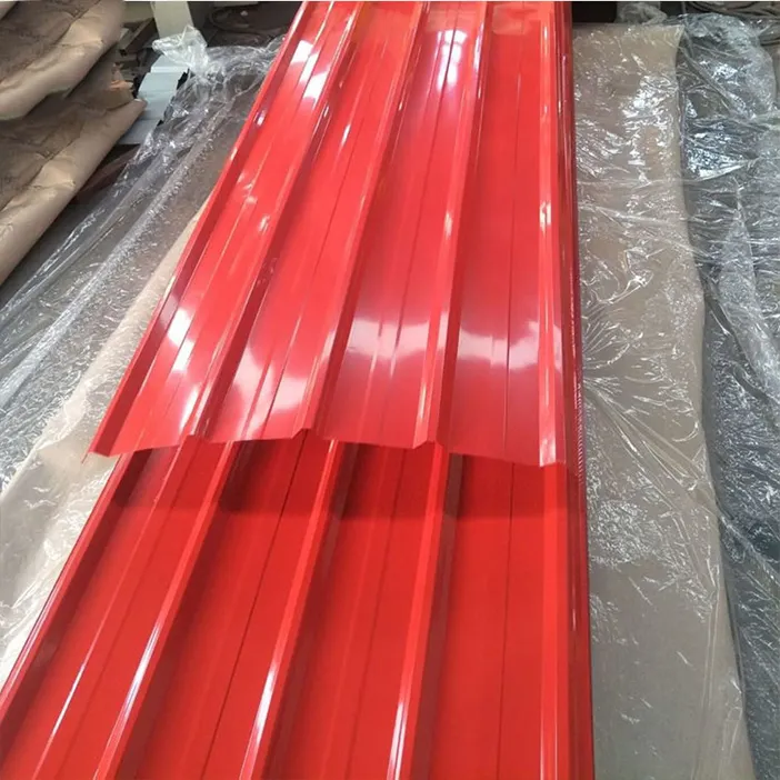0.6mm Z40 Z60 Prepainted Galvanized Steel Color Coated Corrugated PPGI Roofing Sheets
