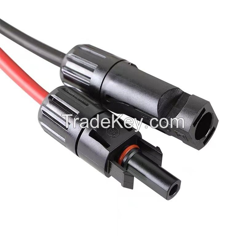 Solar PV Extension Cables With MC 4 Connector Pure Copper Wire TUV Photovoltaic Solar Extend Line 10 12 14 AWG 2.5/4/6mm2