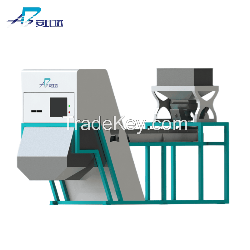 Belt type color sorter machine for mini stone, grain