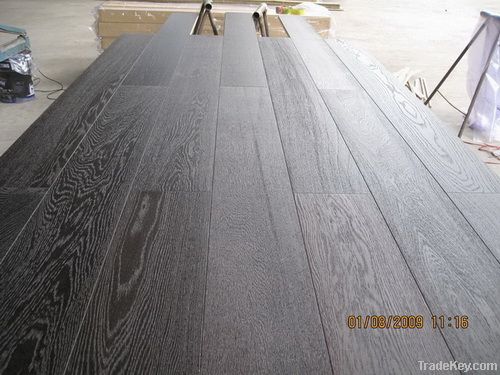 oak walnut multi layer engineered wood flooring(plywood base)