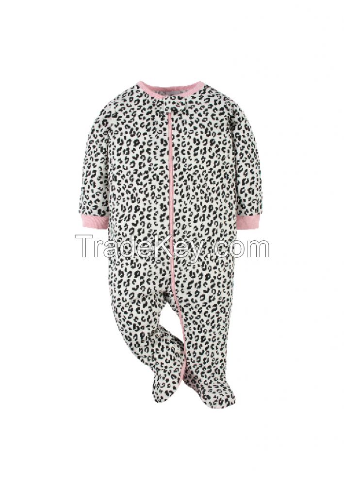 Gerber Childrenswear 2-pack Baby Girls Leopard Sleep N Plays