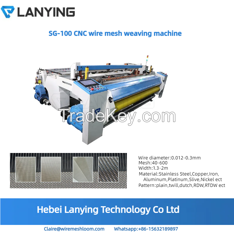 Customizable rapier wire mesh loom filter mesh test sieve wire mesh weaving machine