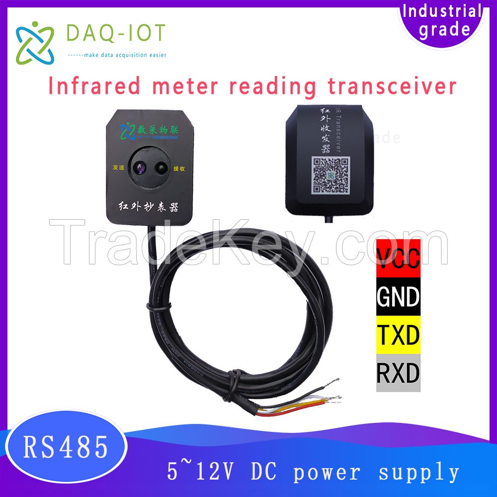 DAQ-IOT LoRa RS485 NB-IOT RS485 5~12V DC Power Infrared Meter Reading Transceiver