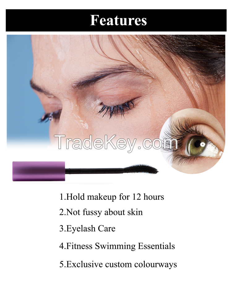 Custom vegan waterproof thick lengthening eyes beauty makeups products mascara