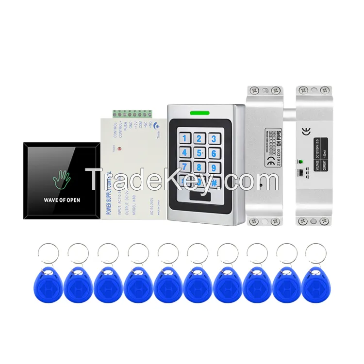Access Control Kit Keyboard RFID Card Reader Access Control System Combination