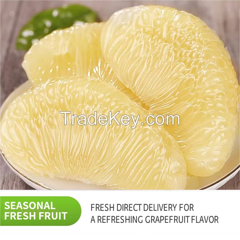 Hainan white grapefruit specialty seasonal fresh fruit white heart pomelo