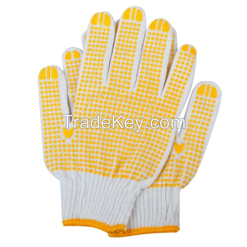 Cotton non-slip gloves