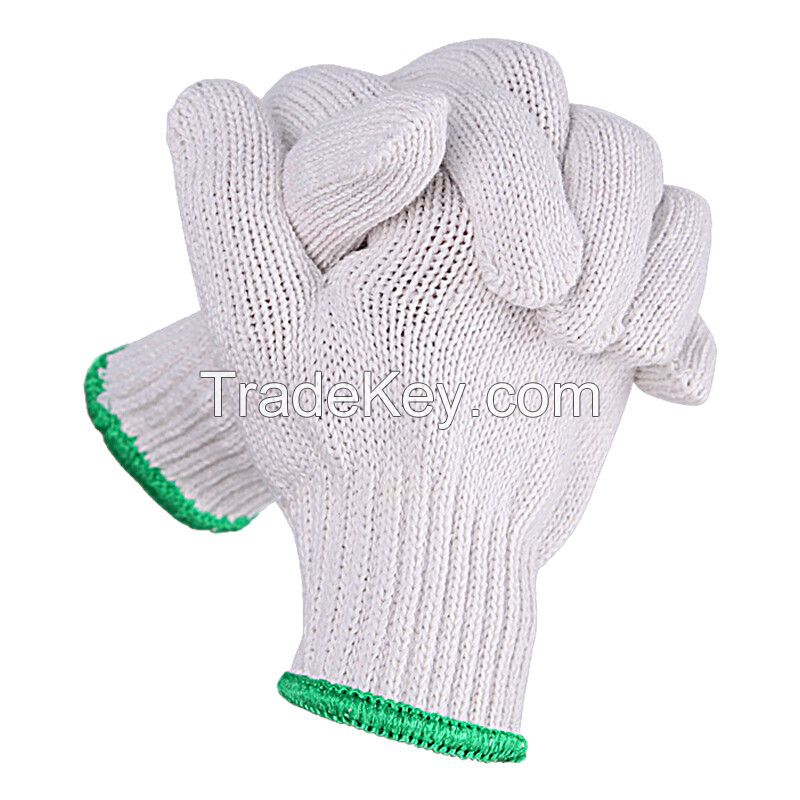 Cotton gloves work for protection