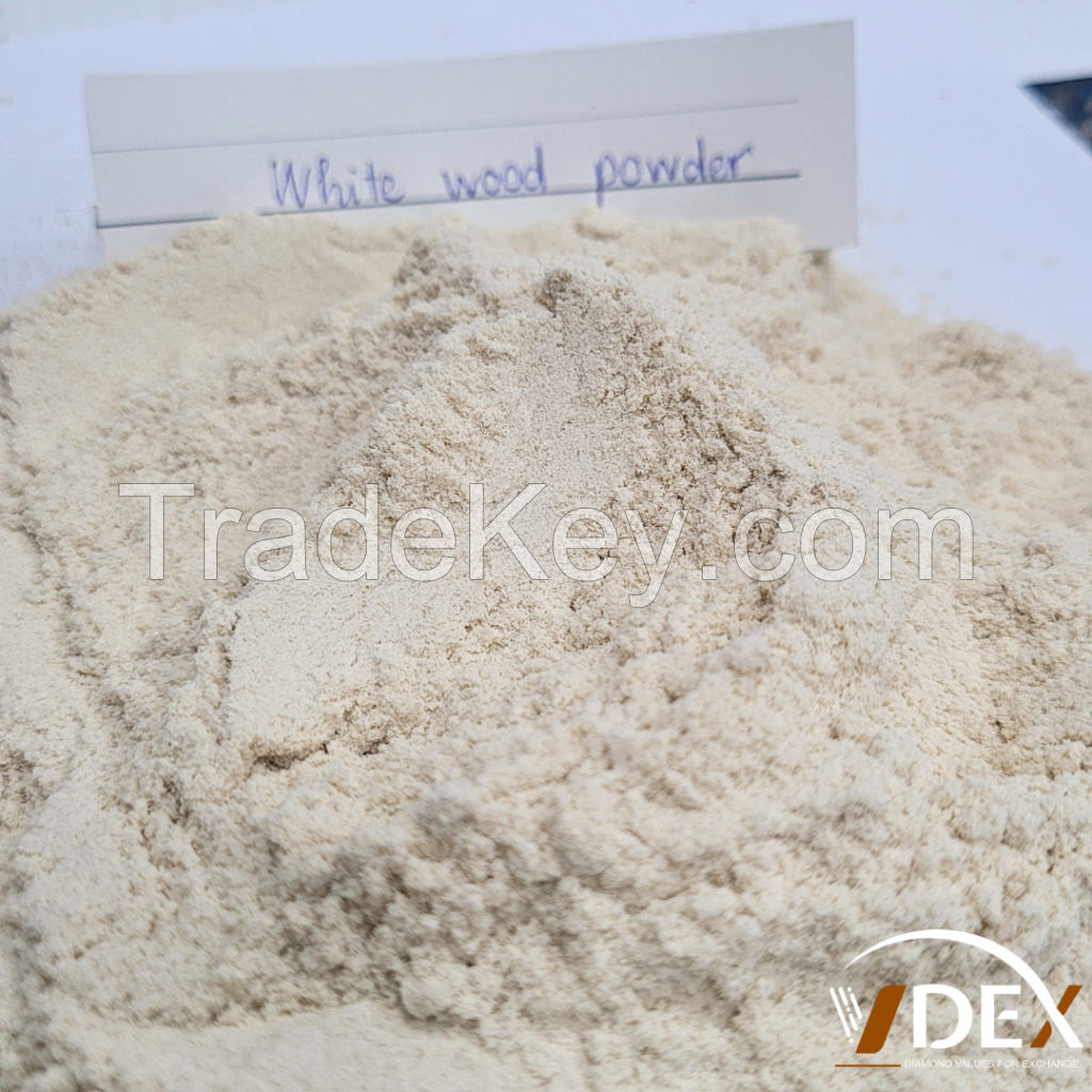 white wood powder 